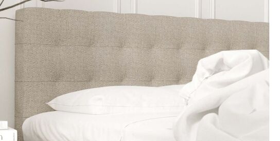 Kontinentalseng | 160x200 cm | Sand (ubrugt)