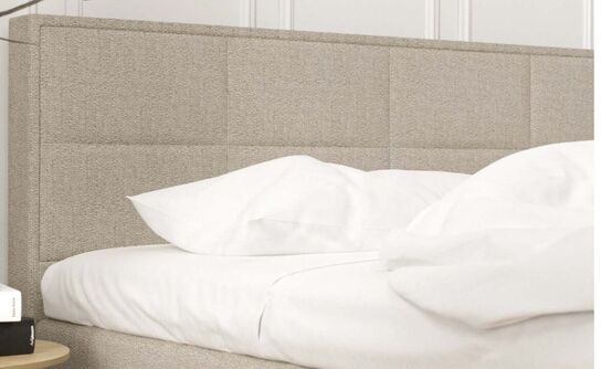 Kontinentalseng | 160x200 cm | Sand (ubrugt)