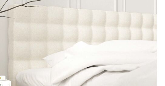 Kontinentalseng |140x200 cm | Lys beige (ubrugt)