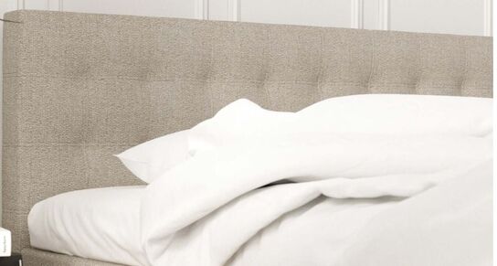 Opbevaringsseng på ben | 160x200 cm | Sand (ubrugt)