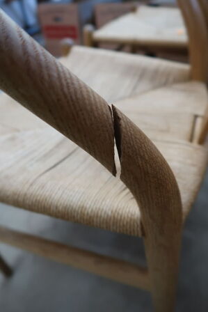 4 stk. Armstole "Y-Stolen" CH24 af Hans J. Wegner