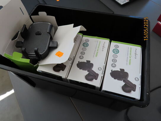 4 stk. smartphoneholdere til bil