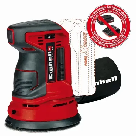 Akku excentersliber Ø125 mm, Einhell TE-RS 18 Li-Solo