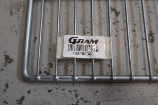 2 stk. Trådhylde Midi 82/Twin grå Gram