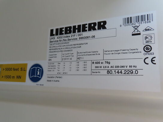 Displaykøleskab LIEBHERR PROFI LINE UKS 4302