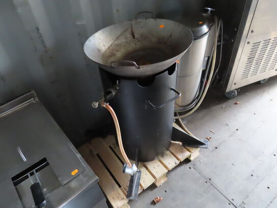 Wok gasblus med Wok