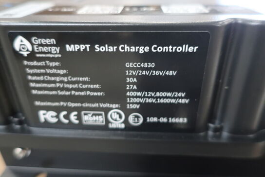 Charge controller GREEN ENERGY MPPT GECC4830 30A