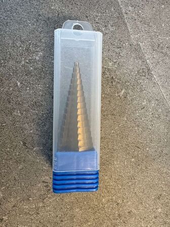 2 stk. Trinbor 4-32 mm titanium belagt kuglelejestål