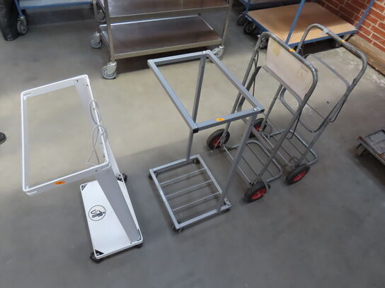 4 stk. affaldsstativer