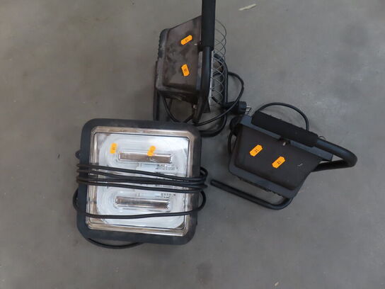 3 stk. arbejdslamper