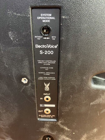 PA højttaler EV STAGE SYSTEM 200