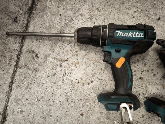 Skruemaskine samt slagnøgle MAKITA
