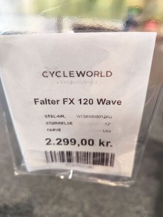 Trehjulet cykel FALTER CFX 120 Wave