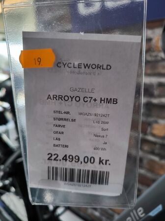 Elcykel GAZELLE Arroyo C7+ HMB