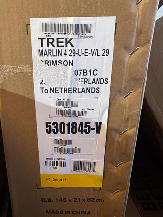 Mountainbike TREK Marlin 4 Rød/Crimson L/29"