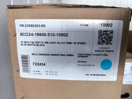 Børnecykel FALTER 18" FX 180 Lady