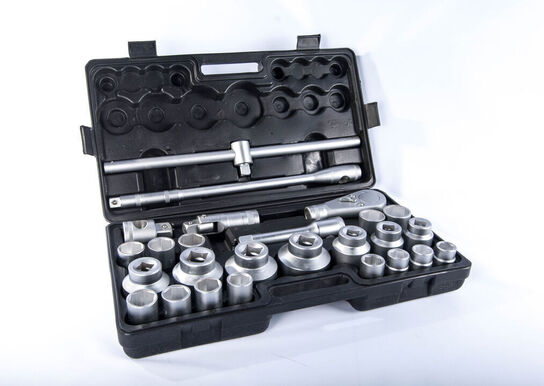26 dele topnøglesæt i kraftigt kvalitet