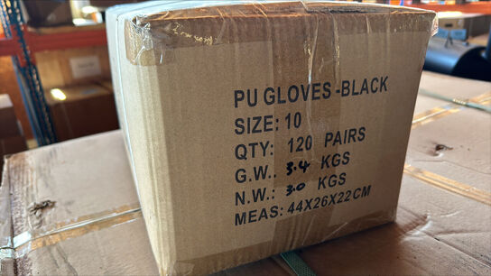 PU montagehandsker i størrelse 10