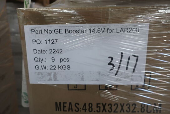 3 stk. booster GREEN ENERGY LAR 200 584W DC-DC