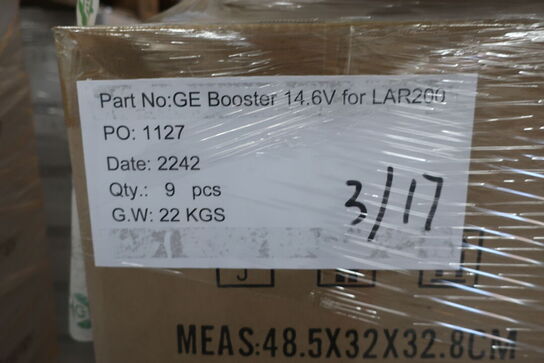 3 stk. booster GREEN ENERGY LAR 200 584W DC-DC