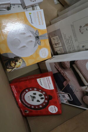 Palle med diverse varer