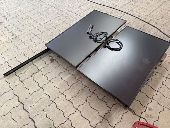 2 stk 43" Displays LG 43UH5F inkl. dobbelt vægbeslag