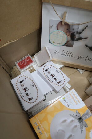 Palle med diverse varer