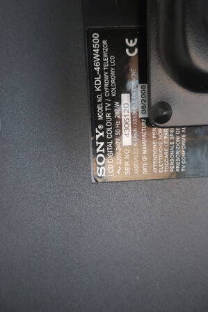 Fjernsyn SONY KDL-46W4500