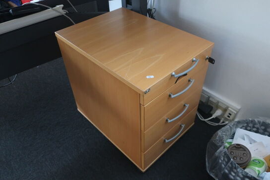 El. hæve/sænke skrivebord / skuffesektion / reol