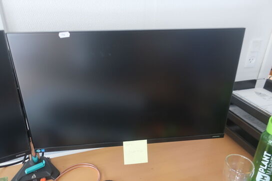 2 stk. skærme SAMSUNG F27T450FQR m.m.