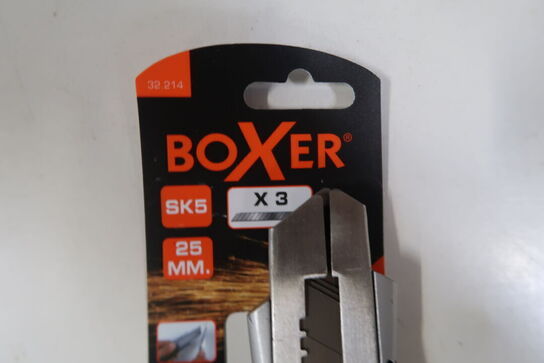30 stk. Boxer hobbykniv 25 mm. - SK5 stål