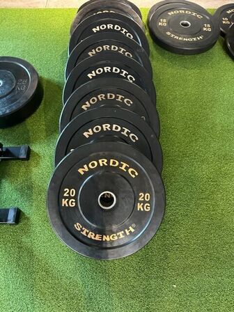 2 stk. 20 kg Bumber Plate