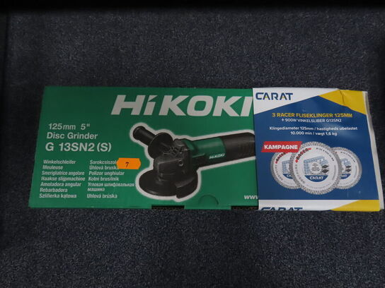 Vinkelsliber HIKOKI G 13SN2 (S)