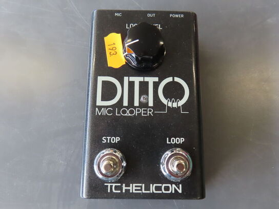 Guitarpedal - TC HELICON DITTO MIC LOOPER