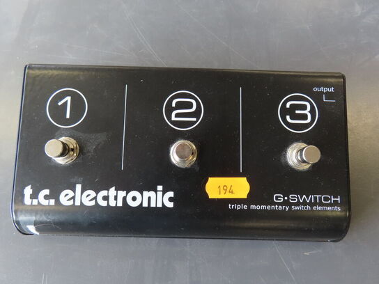 Guitarpedal - TC ELECTRONIC G-SWITCH