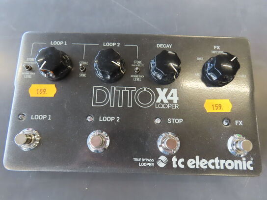 Guitarpedal - TC ELECTRONIC DITTO 4x LOOPER