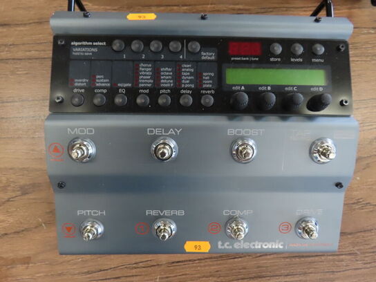 Guitarpedal - TC ELECTRONIC NOVA SYSTEM