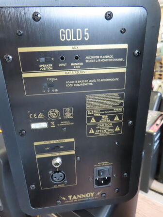 2 stk. Monitorhøjtalere - TANNOY GOLD 5