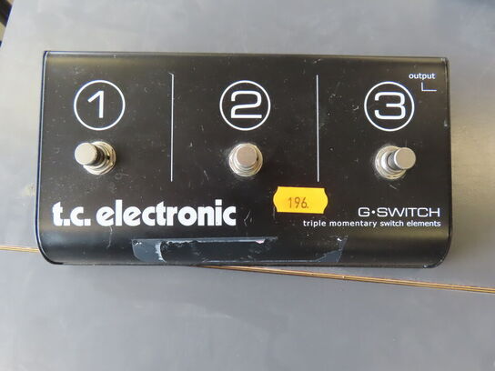Guitarpedal - TC ELECTRONIC G-SWITCH
