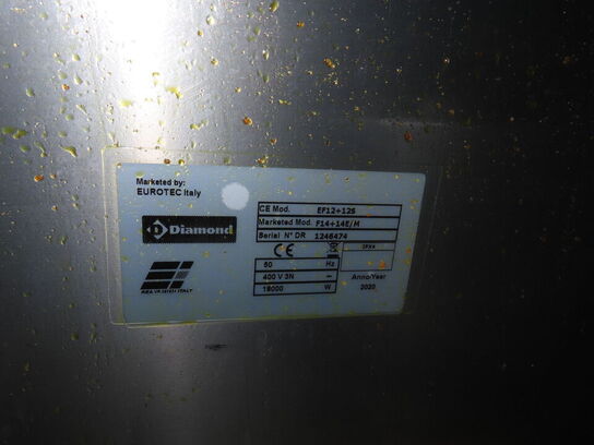 Elektrisk dobbelt friture, EUROTEC EF12+12S (Defekt)