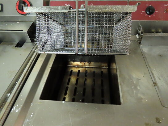 Elektrisk dobbelt friture, EUROTEC EF12+12S (Defekt)