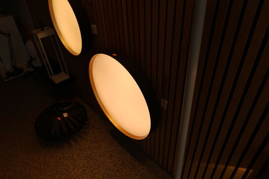 Plafond LOOM Lucia Ø60 Sort/Guld