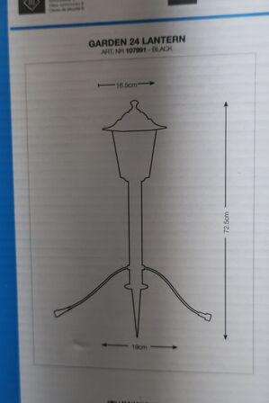 2 stk. Lanterner MARK SLÖJD Garden 24 Lantern 3W
