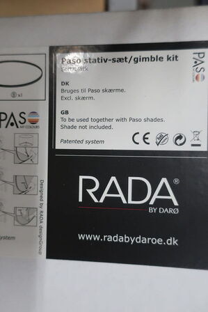 3 stk. Gimble-kit RADA Eksl. Skærme