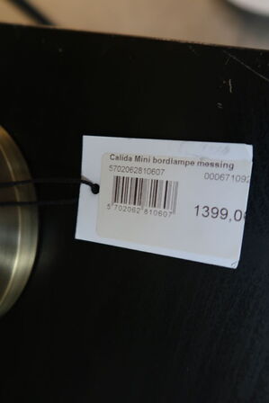 Bordlampe ALED Calida Mini Messing