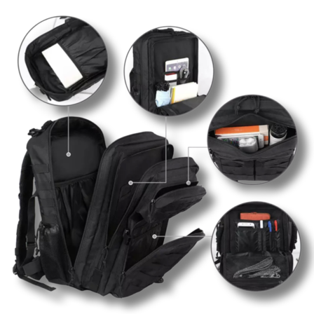 Taktisk rygsæk 45L Vandtæt Military Green