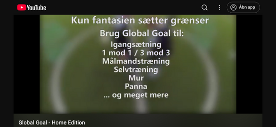 5 stk GLOBAL GOAL HOME