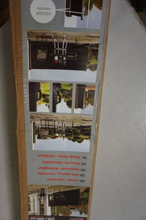 Superroof Marlene 160 læsejl med udtræk 300x160 cm Antracit 