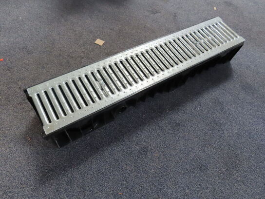 Afløbskanal - 1 meter (1 stk)