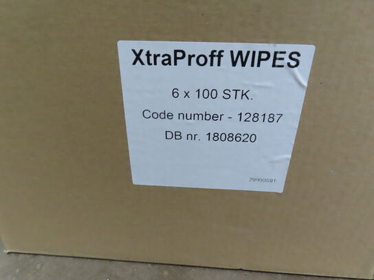 6x100 XtraProff Wipes til fjerning af maling mv.